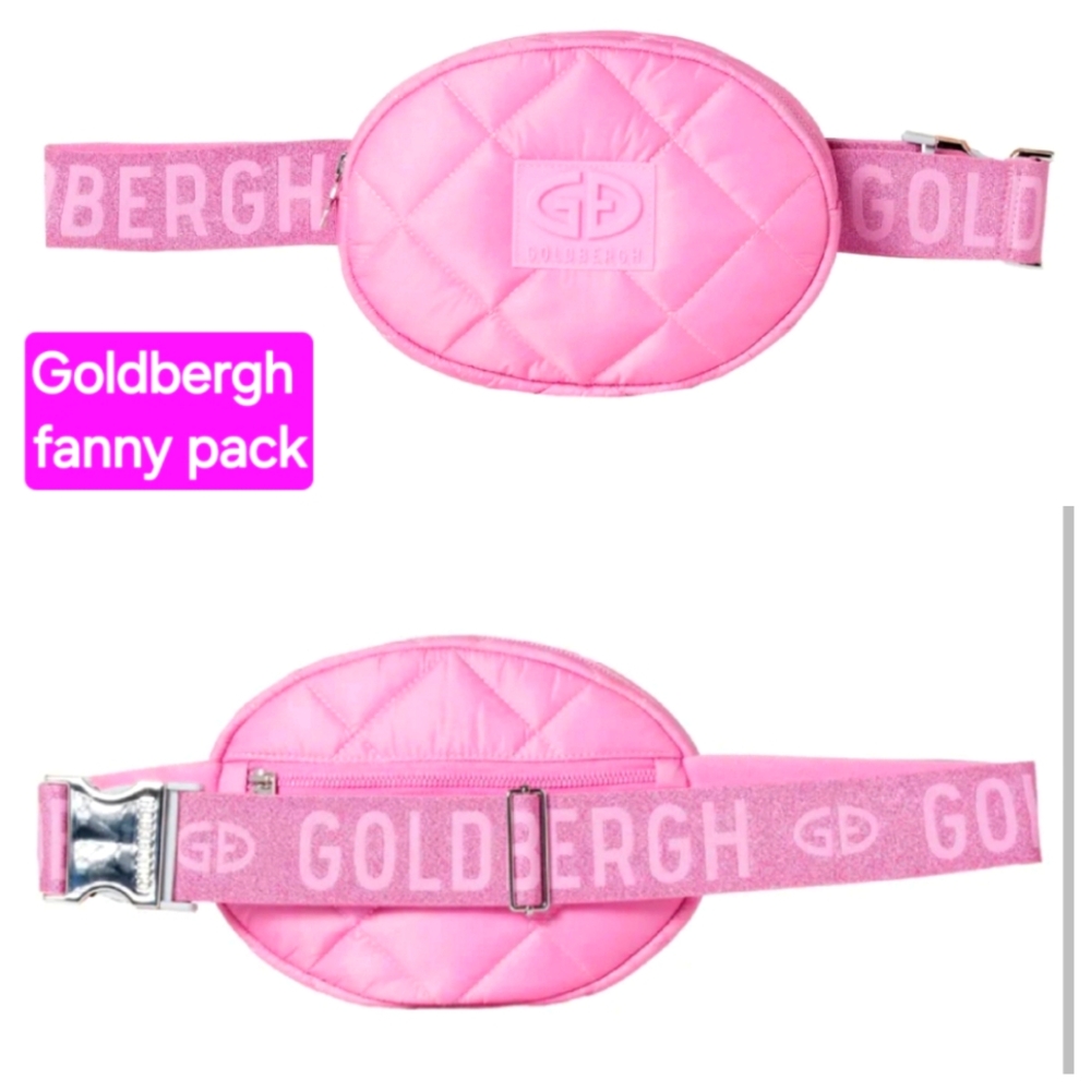 Goldbergh French Fanny Pack Miami Pink Goldbergh French Quilted Belt Bag